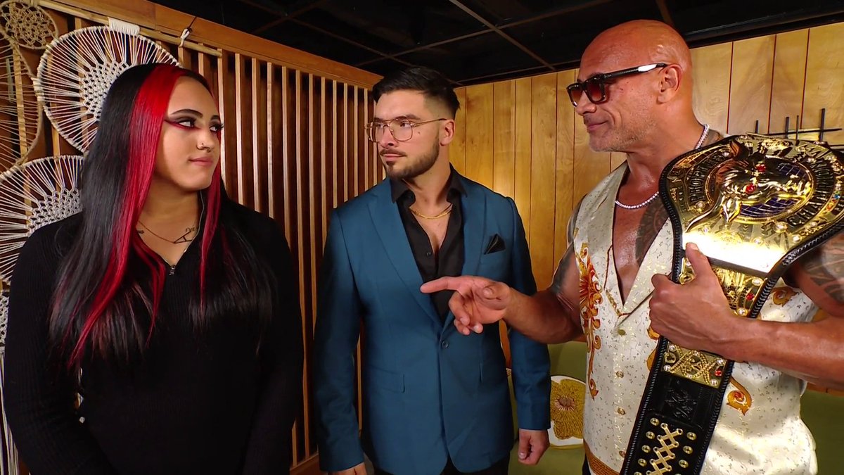 As “All Ego” Ethan Page expresses his problems to A V A, "All Ego" is surprised with some words from Dwayne Johnson. #WWENXT