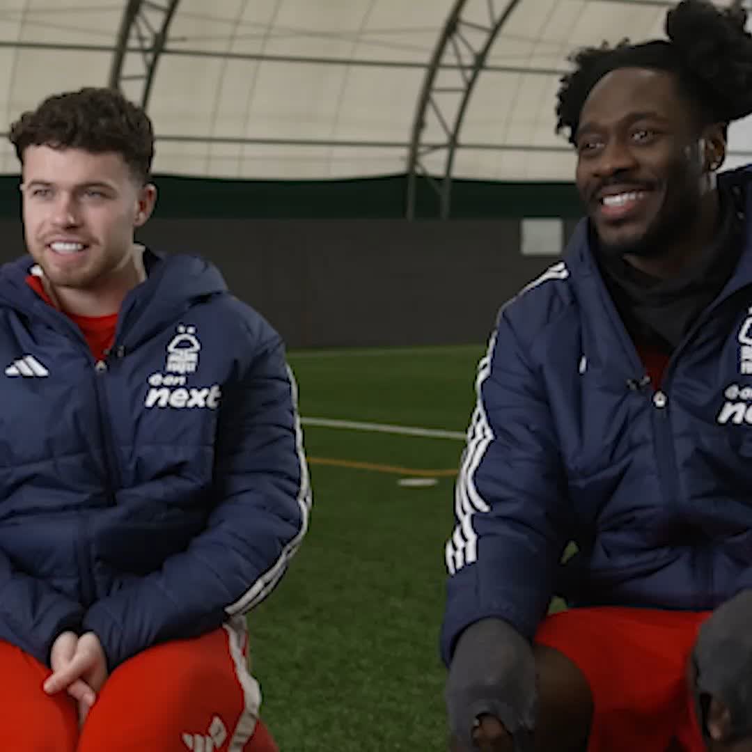 "That's a reflection of our hard work, but we're still only halfway through..." 💪 Nottingham Forest's @necowilliams01 and olaoluwa aina talk about their season so far ahead of their #EmiratesFACup third round clash this weekend at home to Luton Town 🌳