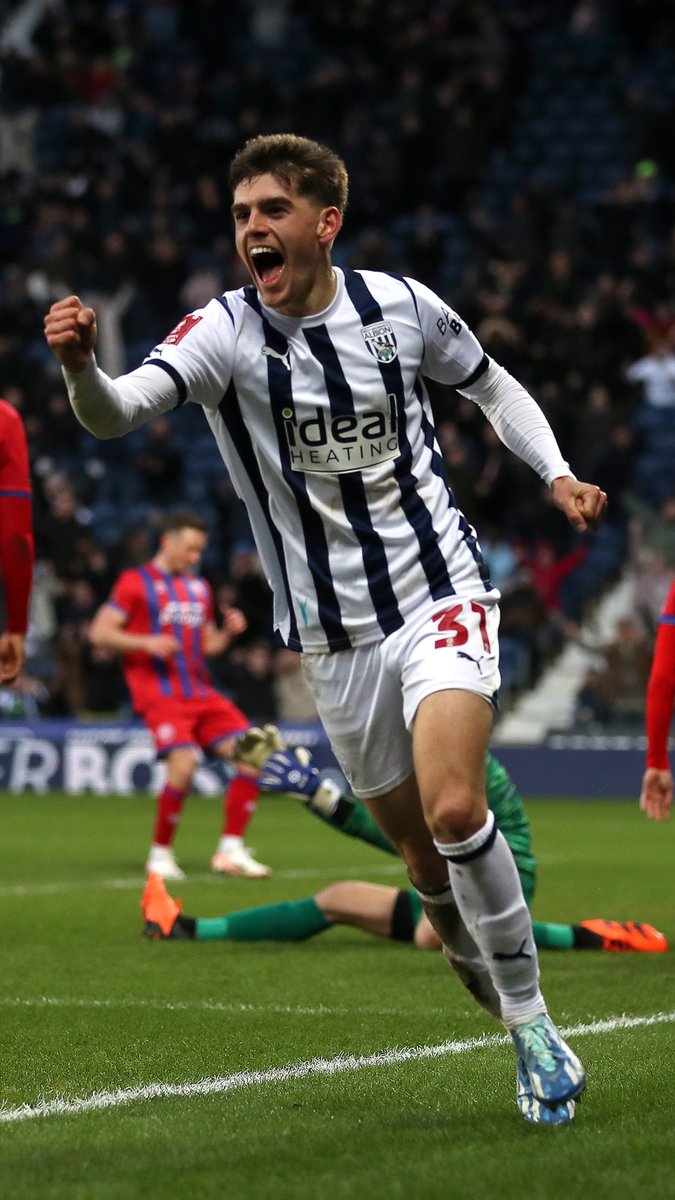 When Tom netted his first senior Albion goal. 🏆🌟