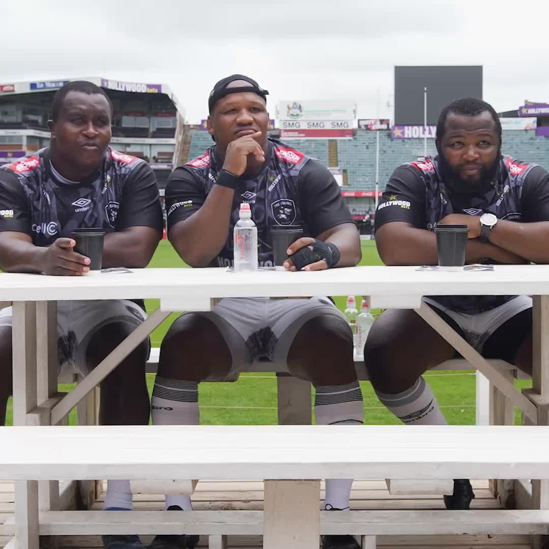 A friendship and front row like no other 💚 Trevor, Bongi and Ox reveal the secret to their incredible brotherhood and success on the field. And a few other things too 👮🤣