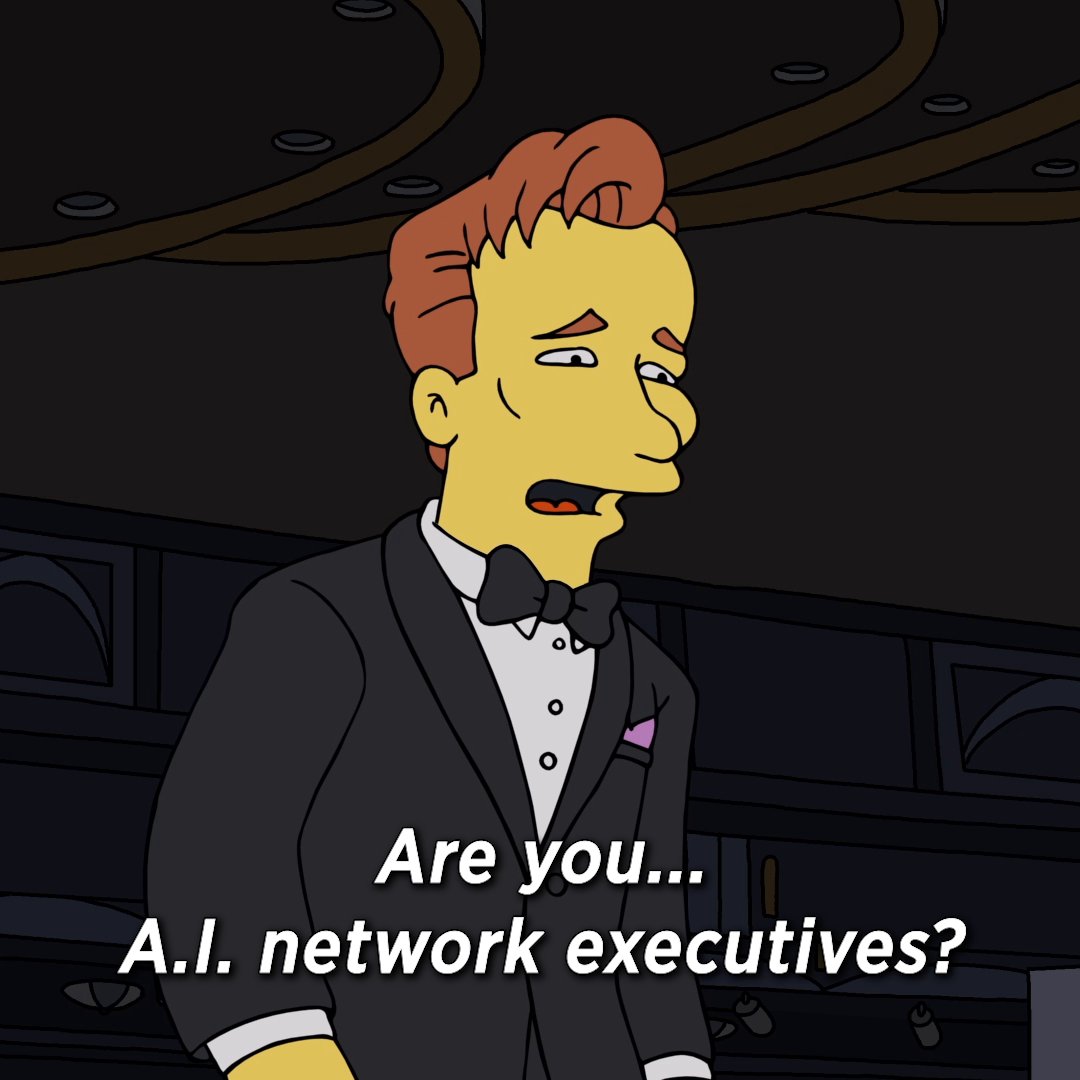 Got a lot of constructive feedback from the execs on this one! Watch #TheSimpsons Season 36 now on Hulu.