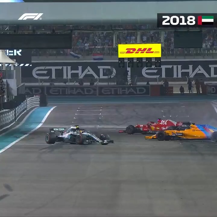 Lewis, Seb, Fernando. Then 11 world championships between them 🤴🤴🤴 The greatest end-of-season donuts in Formula 1 history? 🍩 #F1