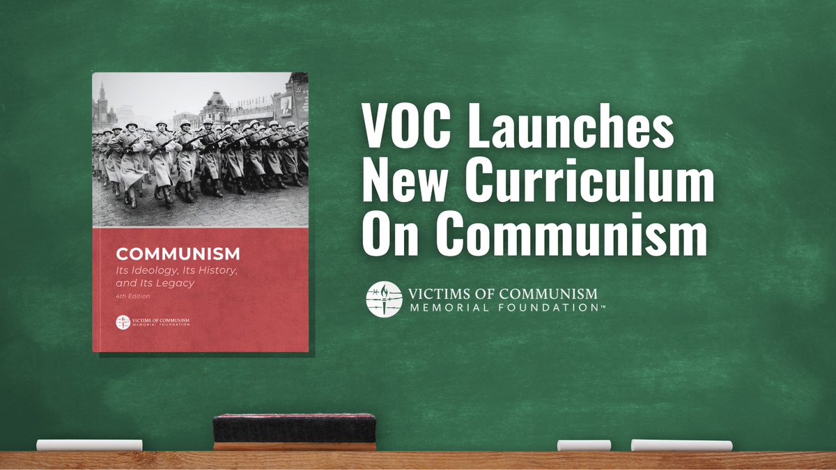 VOC is excited to announce the launch of the fourth edition of our curriculum, Communism: Its Ideology, Its History, and Its Legacy. Secure your copy today: