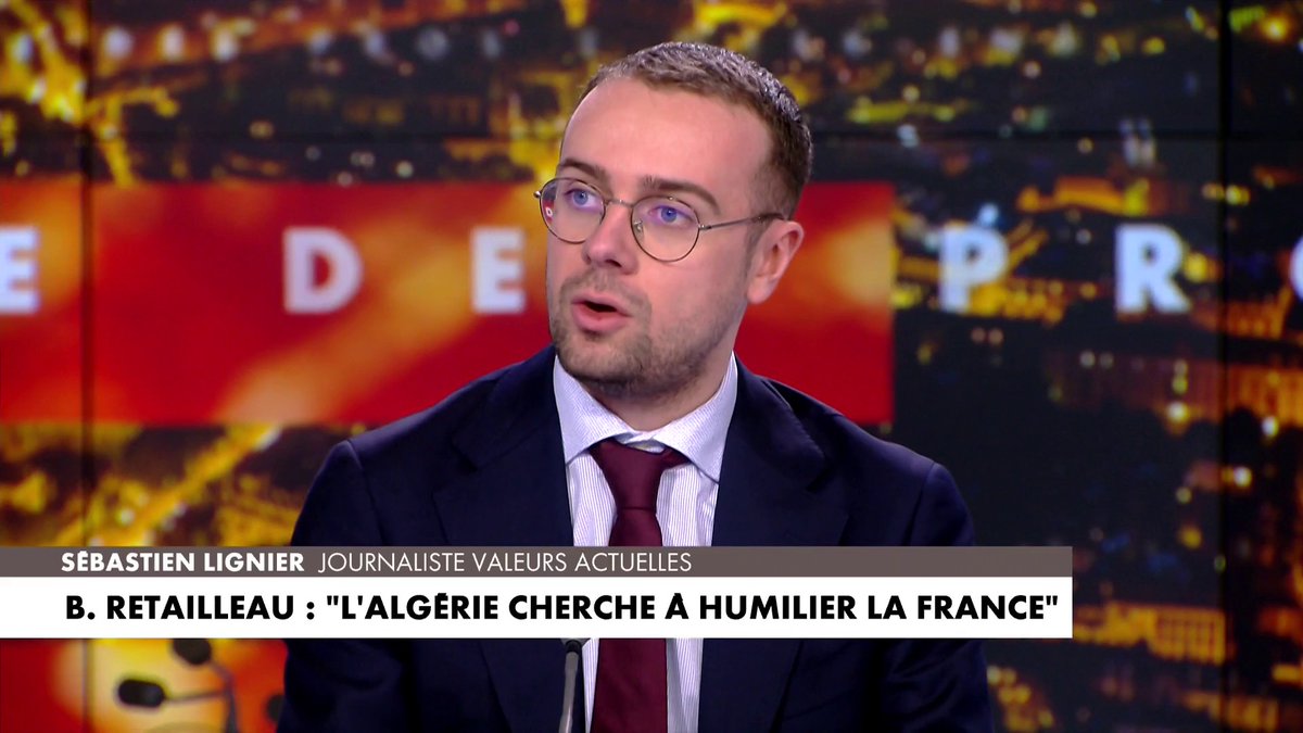 Sébastien Lignier : «Ça fait 20 ans que la diplomatie algérienne marche à la provocation [...] La seule manière de fonctionner avec l'Algérie, c'est le rapport de force», dans #HDPros2WE