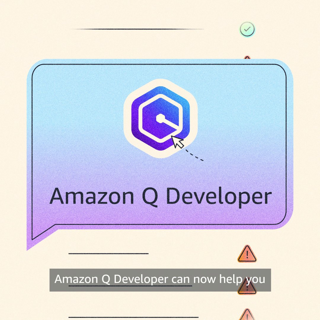 Repair. Recover. Resolve. 💪💻☁️ #AmazonQ Developer can now help you investigate operational issues in a fraction of the time. Find root cause from anywhere in the #AWS Management Console using #generativeAI. Learn more. ➡️