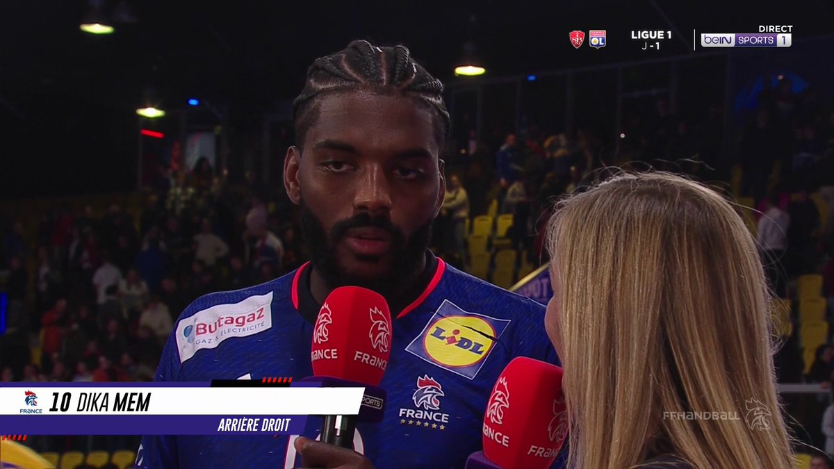 🏆🤾‍♂️ Tournoi de France 🇫🇷🇵🇹 Dika Mem : "Je m'entraîne bien depuis que je suis revenu, je vais continuer à monter en puissance" #HandAction #FRAPOR