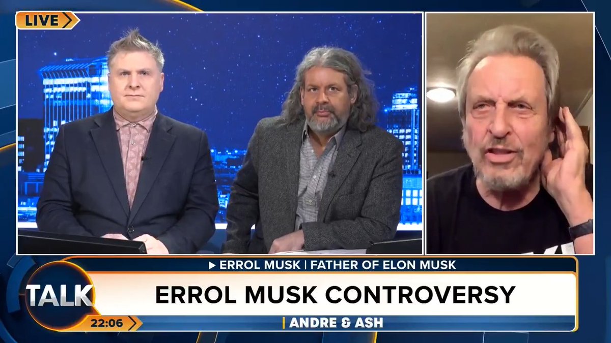 Elon Musk's father Errol Musk claims Tommy Robinson is 'very likely' to become prime minister. "He's very similar to Nelson Mandela." André Walker Ash