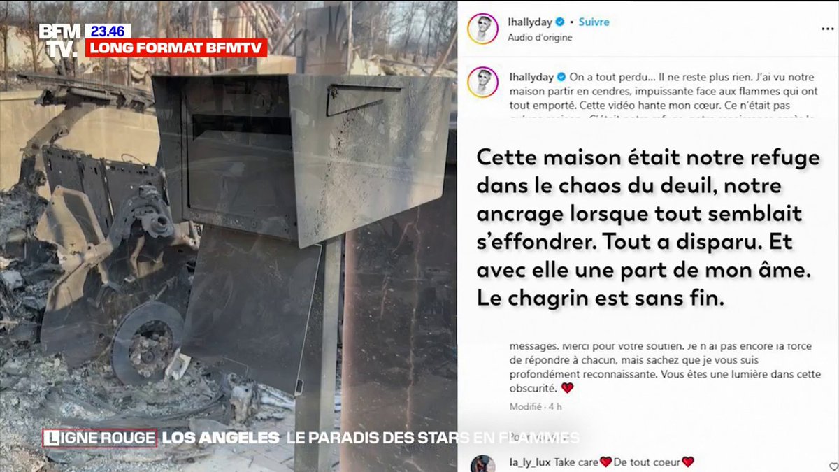 💬 "On a tout perdu" ➡ Paris Hilton, Laeticia Hallyday, Patrick Bruel...ces stars qui ont perdu leur maison dans les incendies en Californie #Lignerouge