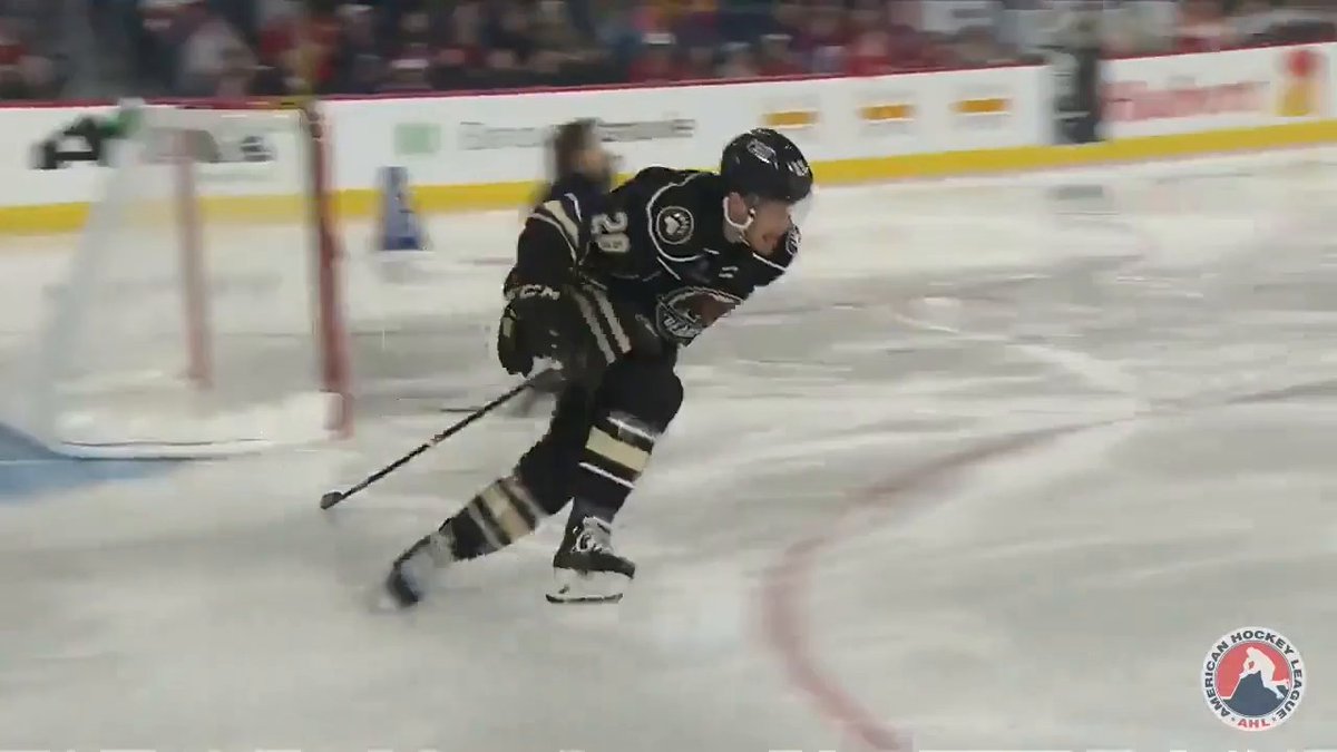 In 2023, Ethen Frank set a record in the AHL's Fastest Skater event with a time of 12.915 seconds. 🤯 No NHL skater has ever clocked a sub-13 second full lap before. Ethen will make his NHL debut tonight with the Washington Capitals. (🎥: American Hockey League)