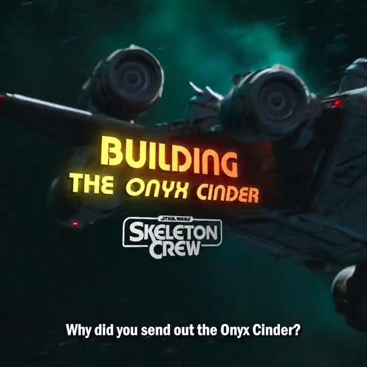 totally wizard. Industrial Light & Magic visual effects supervisor John Knoll and model supervisor John Goodson discuss bringing the Onyx Cinder to life. Don’t miss the #SkeletonCrew finale this Tuesday on Disney+.