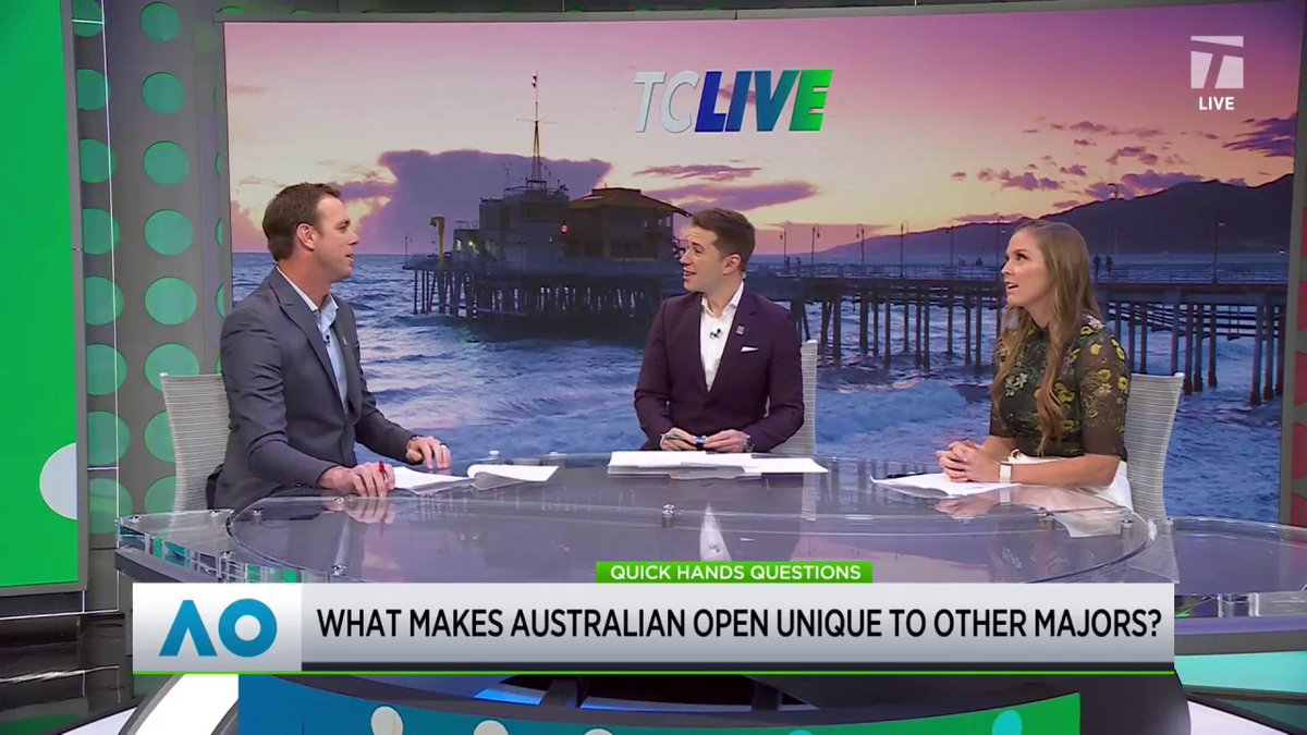 The Happy Slam! 🐨☀️🦘🇦🇺 #TCLive on what makes the #AusOpen so fun