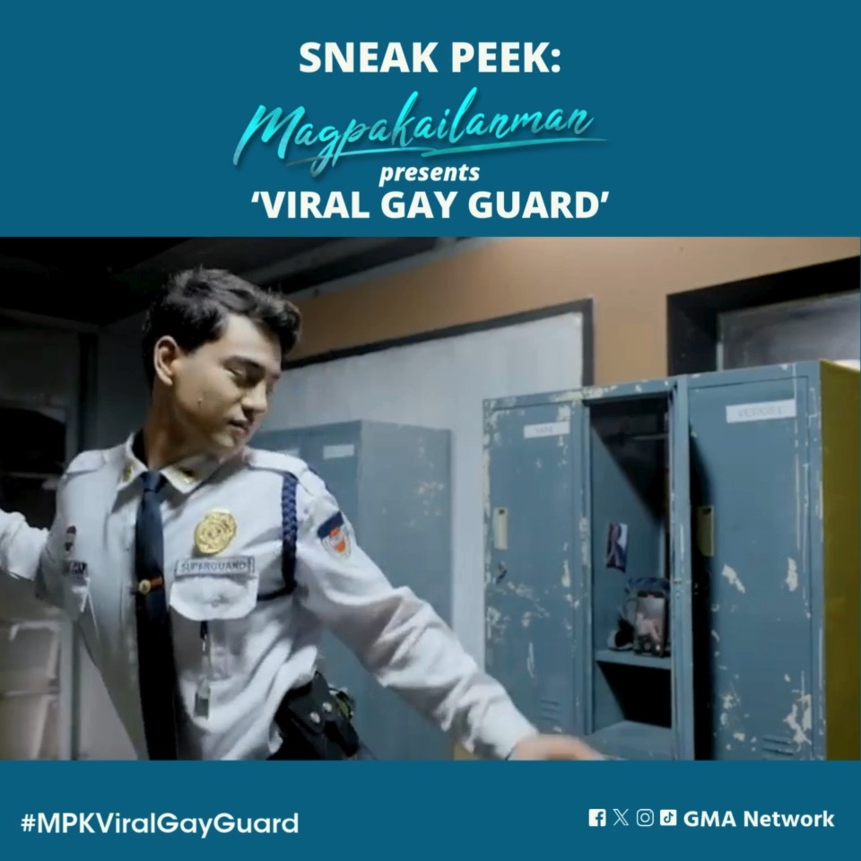 SNEAK PEEK: Silipin ang isa sa mga eksenang dapat n'yong abangan sa episode na 'Viral Gay Guard'. Panoorin ang full episode mamaya sa #Magpakailanman, 8:15 PM, sa GMA. #MPKViralGayGuard
