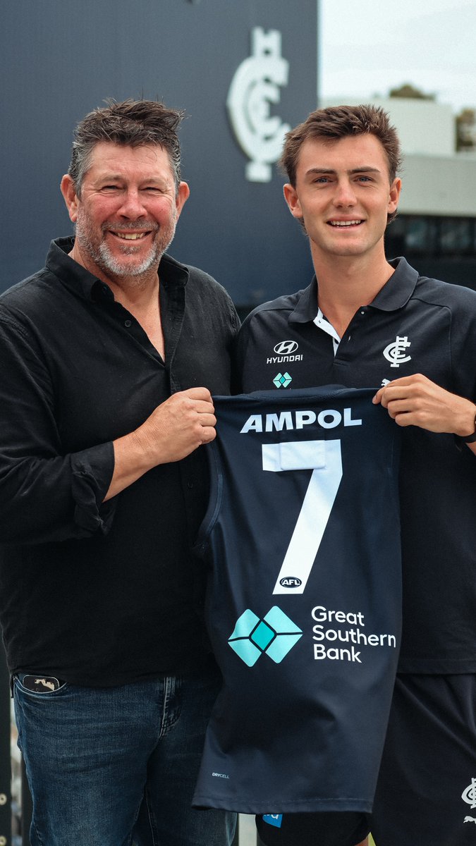 Salient words. Brett Ratten returning to IKON Park to present Jagga Smith with the No.7 jumper is a must-watch 💙