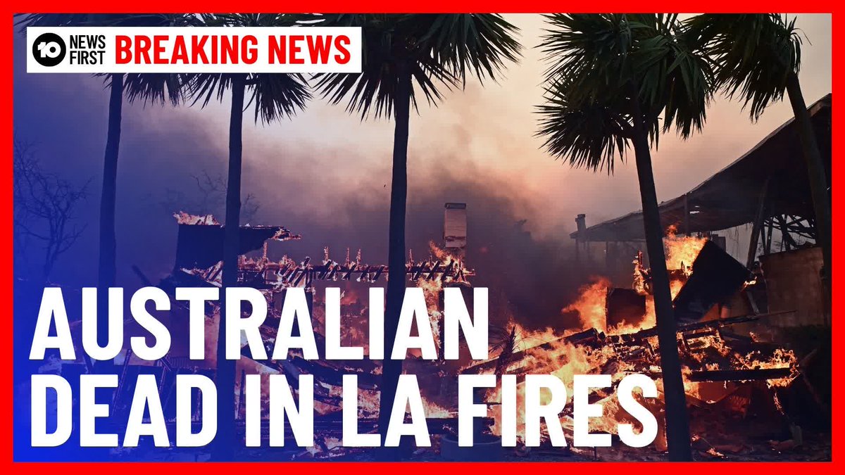 #BREAKING: An Australian citizen has been confirmed dead in the Los Angeles wildfires. Rory Callum Sykes, who lived with cerebral palsy, was killed in his home as the flames tore through the hills above Malibu.