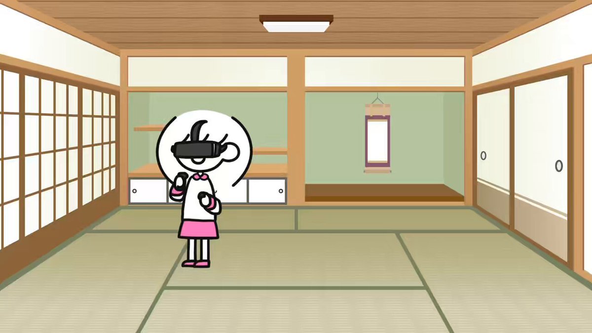 VRで執筆活動をするタイプの小説家