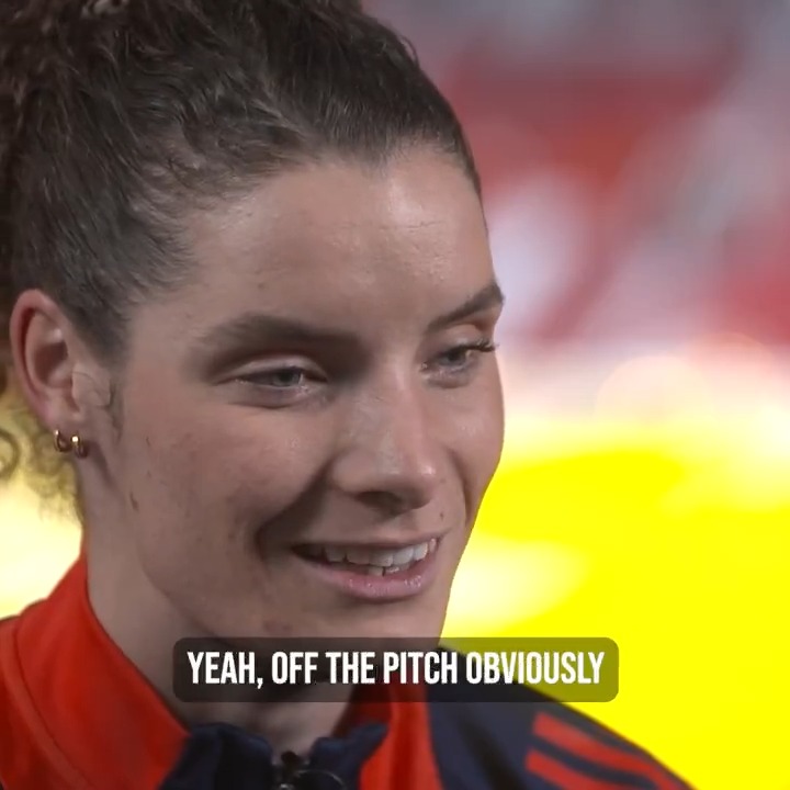 Settling into Manchester life 🏠 With half-a-season at United under her belt, Dominique Janssen is ready to kick on in 2025 👊❤️🔥 #MUWomen  
