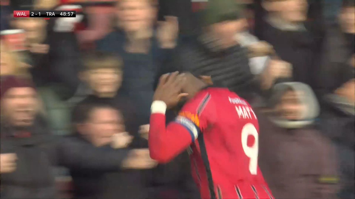 Jamille Matt is there to put it away for Walsall again! ⚽️