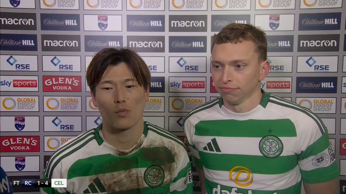 ⚽️ "What a ball!" 🏃♂️ "This guy's movement's unbelievable" ❌ "No arguments" on penalty ⏪ Rangers defeat "just a blip" Hear from Kyogo & Alistair Johnston on Celtic's mentality in the win at Ross County ⤵️