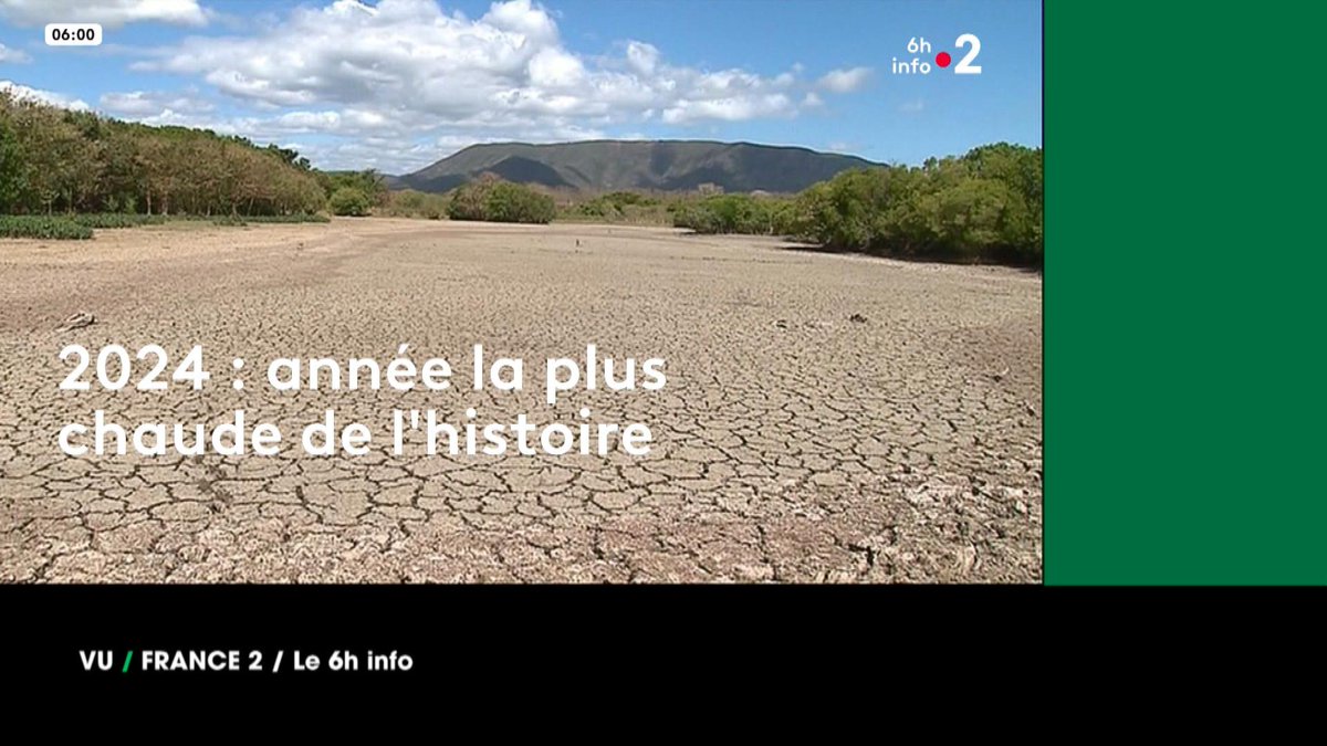 VU du 11/01/2025 : 2024, année la plus chaude