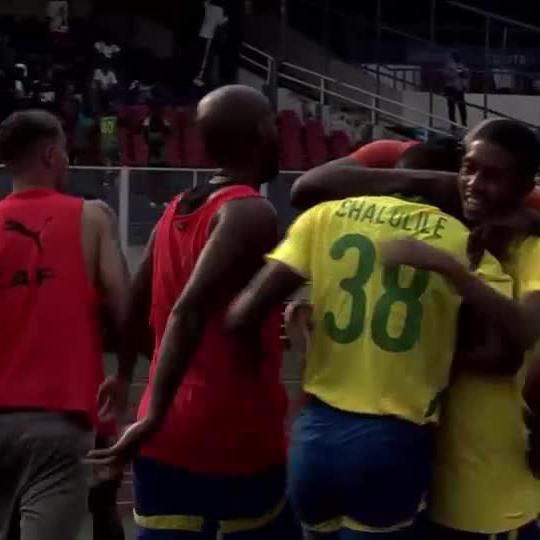 Peter Shalulile's pressure creates the error 💥 Sundowns win it in stoppage time 🤯⏱️ #CAFCL | #CAFChampionsLeague