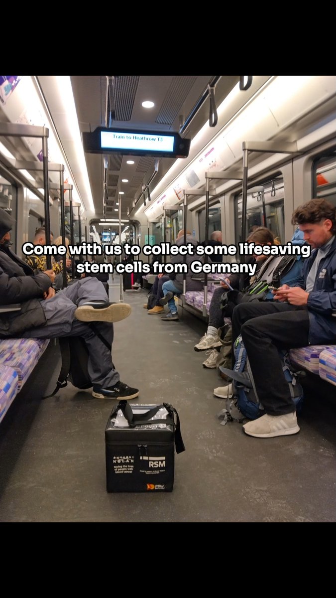 Our incredible volunteer couriers made 957 trips in the last financial year! 🌎 Come with us on one of these journeys with one of our couriers, Peter, to collect some lifesaving stem cells from Tubingen, Germany. ✈️ 🚊🚌