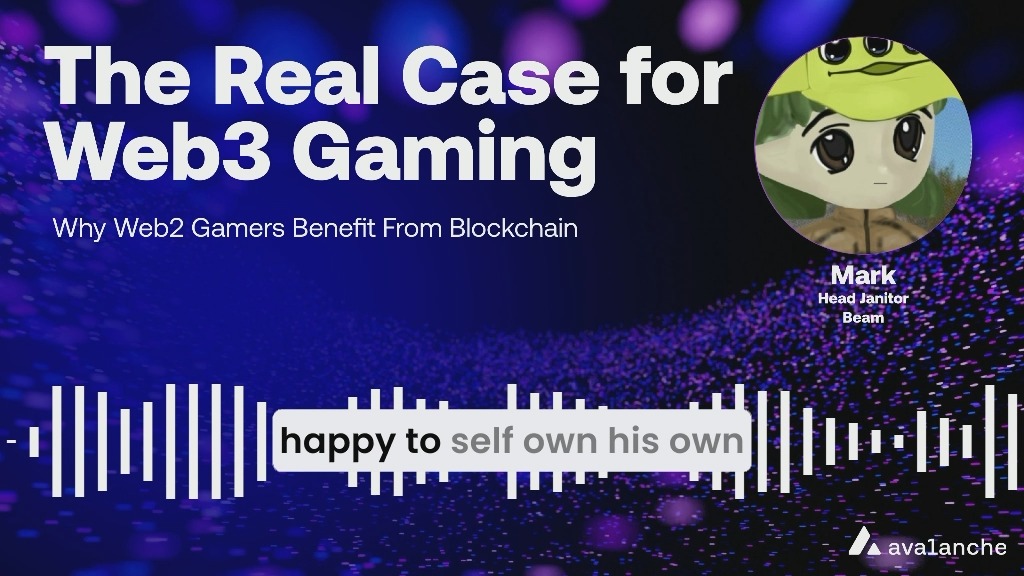 The reason a lot of gamers rejected web3 games: they sucked. But thats changed. And with permissionless L1 gaming studios like Beam creating truly innovative and fun games, the future is a whole lot brighter. Listen to the real case for web3 gaming below 👇