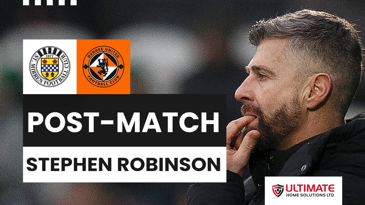 "We have to be more ruthless in both boxes." The manager gives his reaction to today's 1-0 defeat at home to Dundee United.