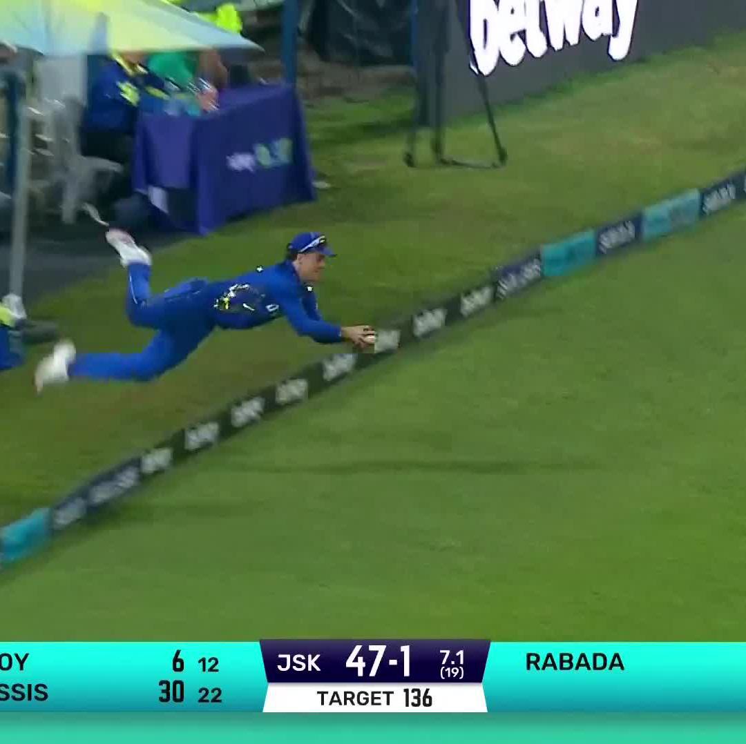 This is a special catch by Brevis