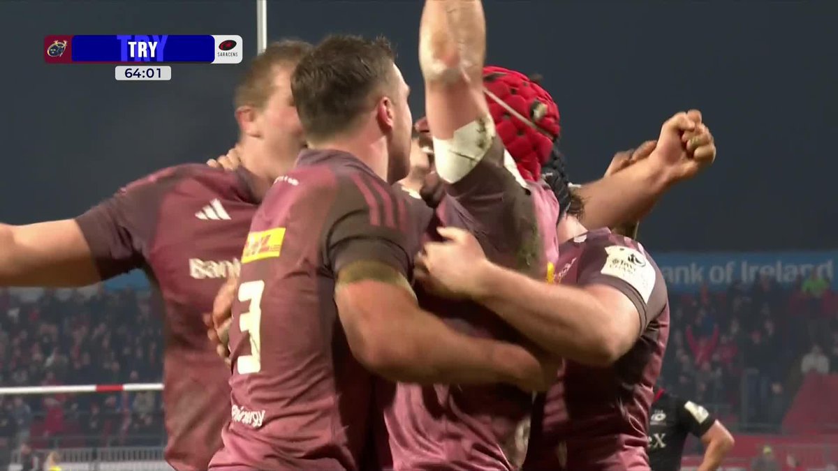 John Hodnett sealed the deal for Munster Rugby, just! 👏 Instant #InvestecChampionsCup highlights ➡️