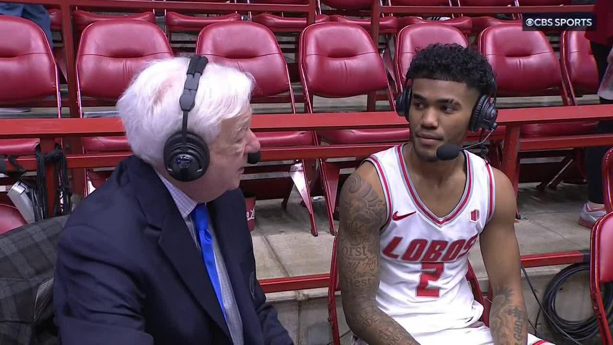 Donovan Dent of Lobo Basketball caught up with Bill Raftery after their big win against San Diego State. They move to 6-0 in conference play.