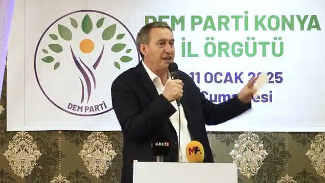 DEM Parti eş başkanı Tuncer Bakırhan: “Bir taraftan barış, diğer taraftan kayyım olmaz. Bir taraftan barış eli, diğer taraftan Rojava’da katliam olmaz. Nazımlar, Cihanlar katledilemez, edilmemeli. İktidarı samimiyete ve ciddiyete davet ediyoruz”