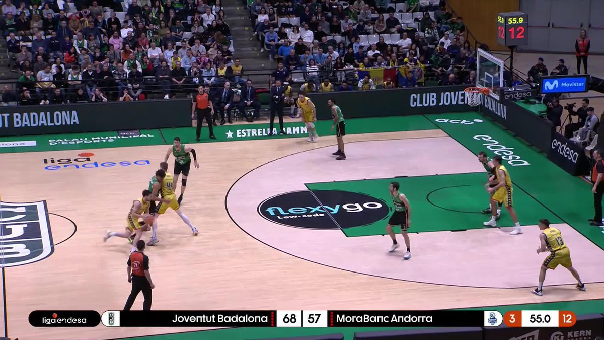 🔥 𝙎𝙃𝙊𝙒 𝙏𝙄𝙈𝙀 EN EL OLÍMPIC DE BADALONA SHOW TIME DE YANNICK KRAAG Yannick Kraag 😤 📺 Movistar Plus+ #LigaEndesa | #ConectaConTuPasion