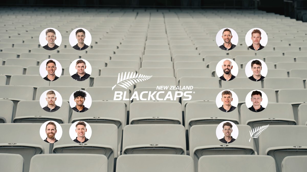 Our ICC Champions Trophy 2025 squad, announced by our captain 🇳🇿 #ChampionsTrophy