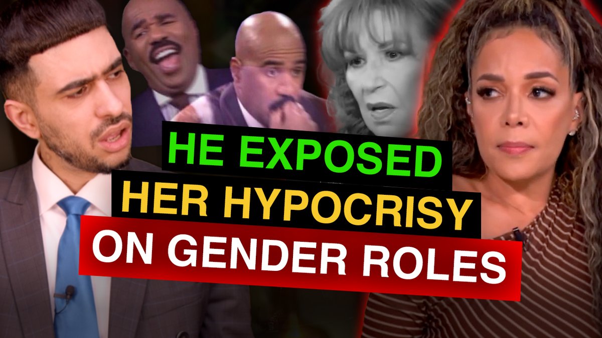 Sunny Hostin is caught off guard by guest for hypocrisy on gender roles.