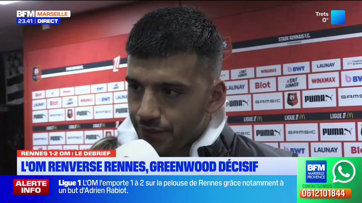 Les mots de Geronimo MONSTRO Rulli après cette nouvelle Masterclass à Rennes. 🎥 BFM Marseille Provence