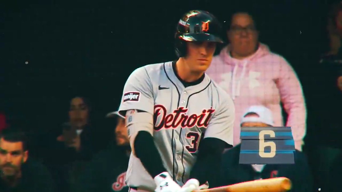 Kerry Carpenter embodied the gritty @Tigers with his 3-run HR off Emmanuel Clase to tie the ALDS at 1-1! 📺 MLB Network