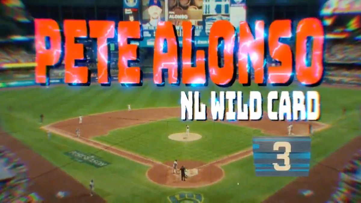 At #3, Pete Alonso etched his name in Mets history with a go-ahead 3-run HR in the 9th inning of the NL Wild Card Series 💥 📺 MLB Network