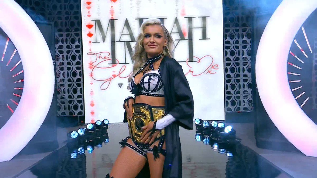 Who's ready for HOT GIRL GRAPS? The AEW Women's World Champ Mariah May is ready to feel the WRATH of Harley Cameron! Watch #AEWCollision LIVE on TNT Drama & Sports on Max art | Harley Cameron
