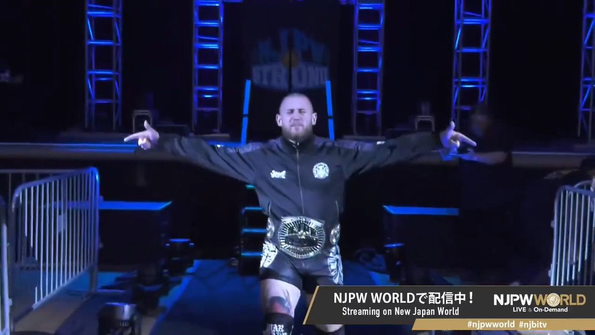 STRONG OPENWEIGHT CHAMPION GABE KIDD Sign up Now & Stay tuned to #NJPW #njpwworld #njbitv