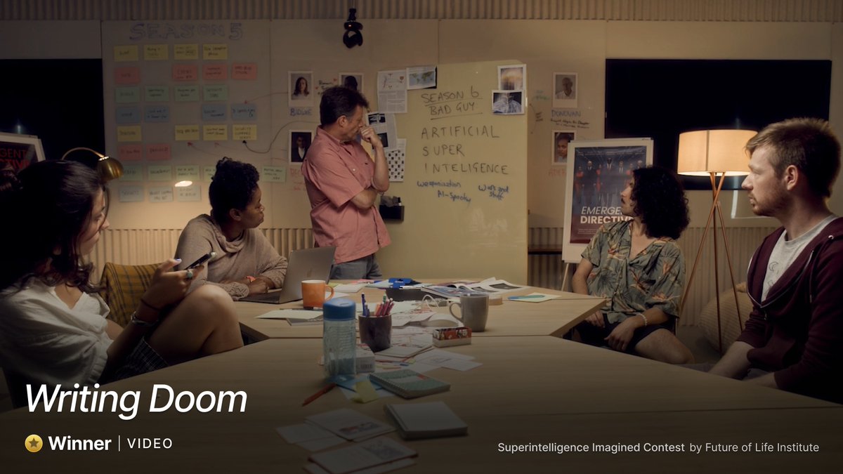 1/ This 25 minute short film was TRULY excellent + thought provoking. One of the best ‘conversations’ on ASI (artificial super intelligence) and our wants, desires, values + human nature