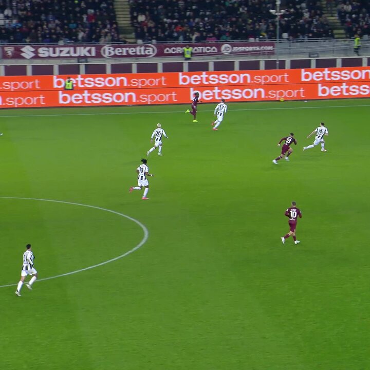 Stop e tiro fulminante di Nikola Vlašić!!! ⚡️🇭🇷 #TorinoJuve 1-1