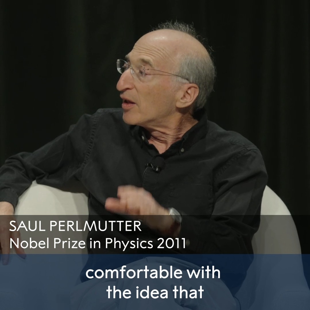 "A really good problem, you should be enjoying it for months or years!" Physics laureate Saul Perlmutter speaks about the reality of doing science. Don't miss the full discussion with Perlmutter from our Nobel Prize Dialogue Sydney: #NobelPrize