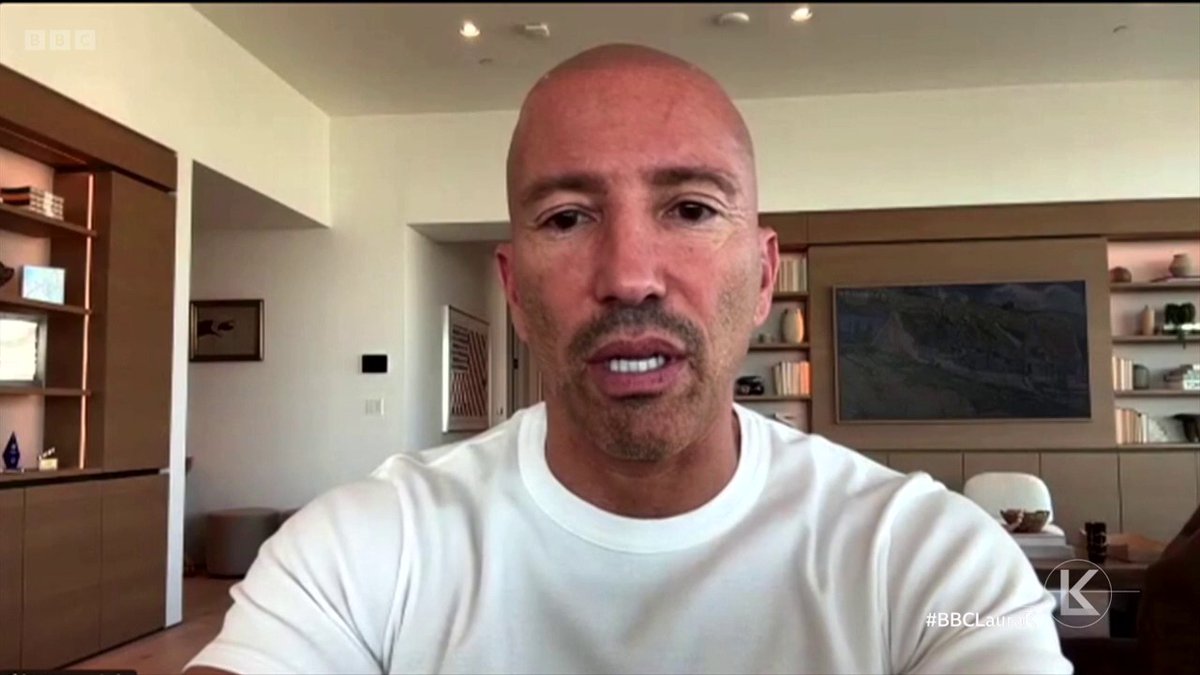 "There are price-gouging laws in California that are just being ignored right now" Selling Sunset real estate agent Jason Oppenheim says he is seeing companies "take advantage" of people left without homes following LA wildfires #BBCLauraK
