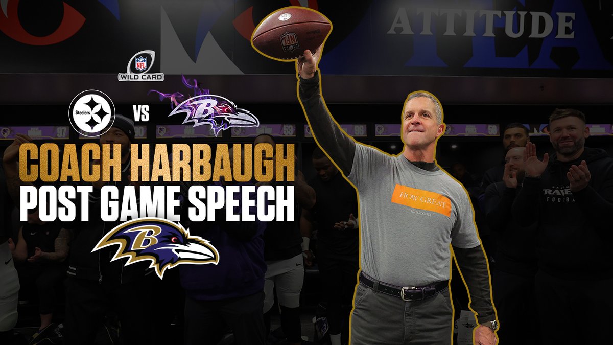 Step inside the post-game locker room as Coach Harbaugh hands out the game balls from the win over Pittsburgh!