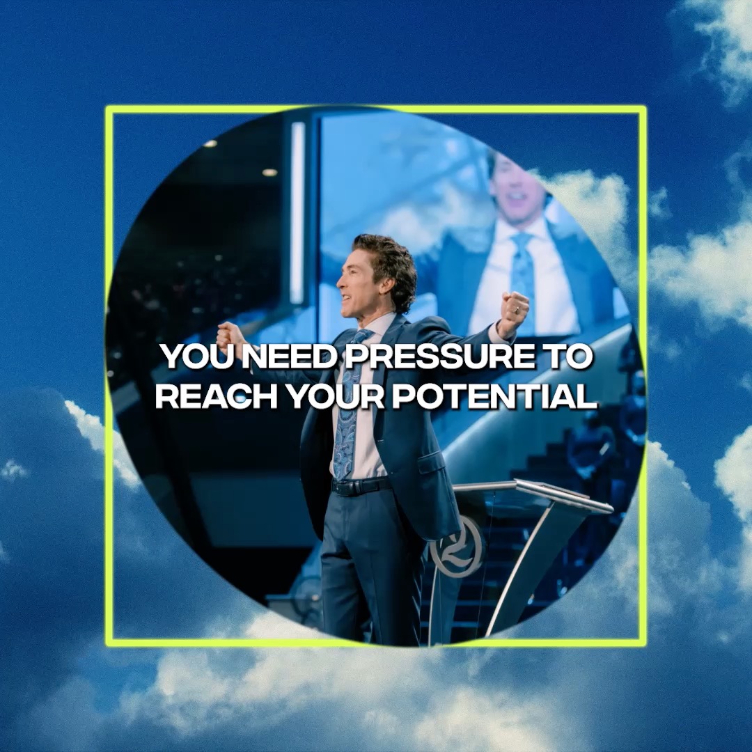 God gives you grace for every season. The more pressure, the more strength. The more difficult, the more determination. The more adversity, the more favor. You can turn that pressure into power. Tune into Joel’s message today! "Progress Under Pressure"