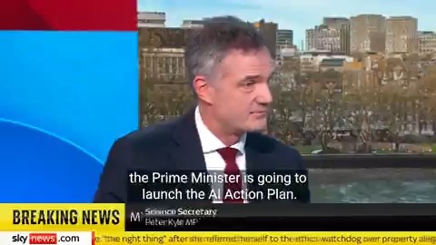 The AI Opportunities Action Plan, which PM Keir Starmer will launch tomorrow, is about re-configuring our economy and getting the foundations right so we can reap the benefits of AI. AI will create new jobs, make work more efficient and benefit everyone in society. Sky News