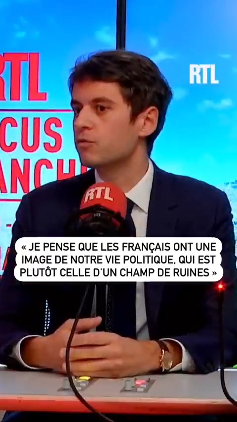 « Je pense que les Français n’écoutent même plus les politiques en ce moment », Gabriel Attal au micro de Mohamed Bouhafsi dans « Focus Dimanche » 📻