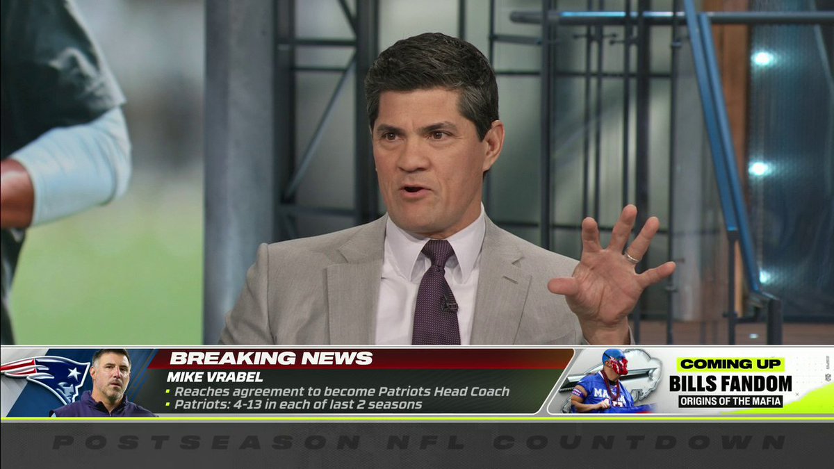 "He's more Bill Parcells like than Bill Belichick." Tedy Bruschi believes Mike Vrabel will bring a unique coaching style to the Patriots ✍️