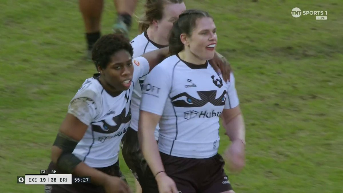 Ilona Maher doing Ilona Maher things! 🔥 What a way to get you first ever Premiership Women's Rugby try! Ilona Maher shows off her power down the wing with a fantastic solo effort 👏 #EXEvBRI | Premiership Women's Rugby | Bristol Bears Women 🐻