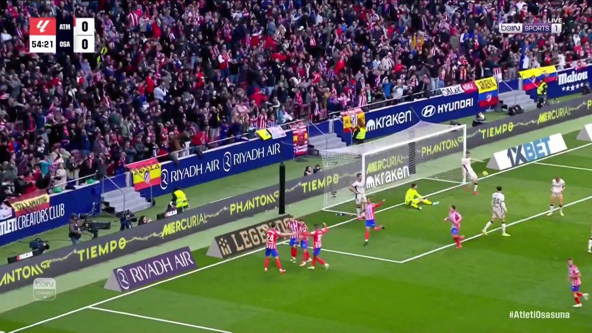 جوليان ألفاريز يفتتح التسجيل لأتلتيكو مدريد #الدوري_الإسباني #اتلتيكو_مدريد #أوساسونا